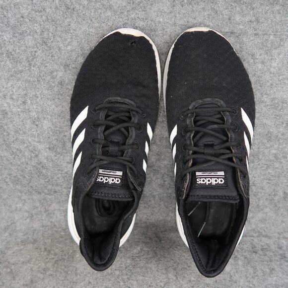 Adidas Shoes Womens 8.5 Cloudfoam Sneakers Athletic Trainer Casual Running Black - Picture 8 of 14